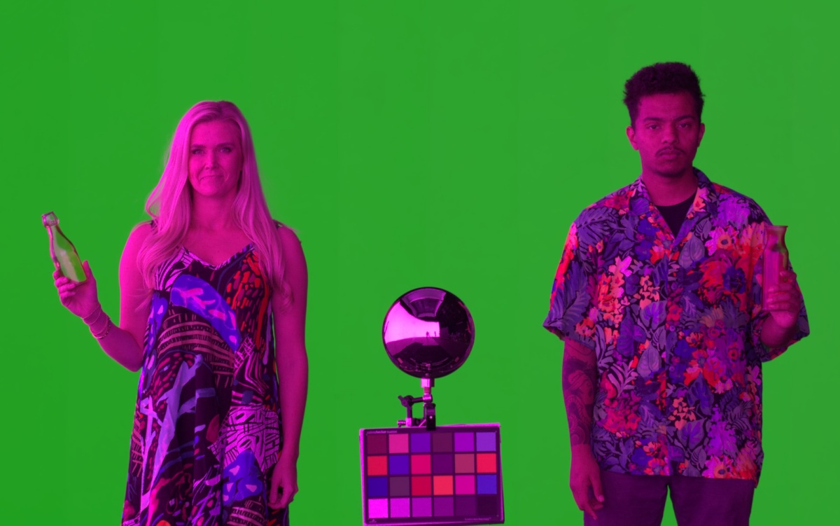 Netflix's AI-assisted green screen bathes actors in eye-searing magenta
