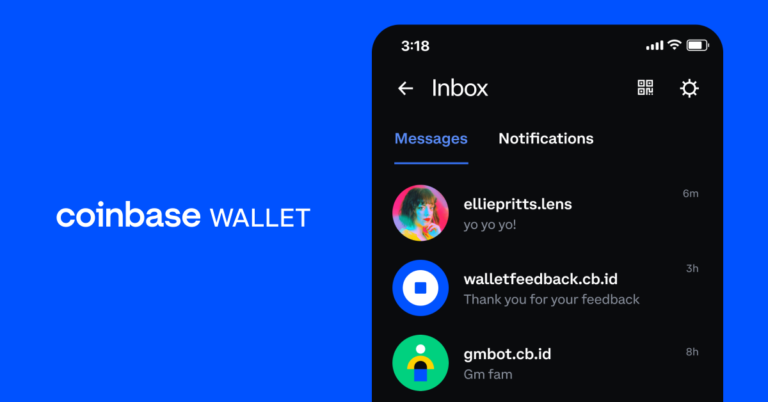 Coinbase Wallet launches messaging feature so users can interact directly on its platform