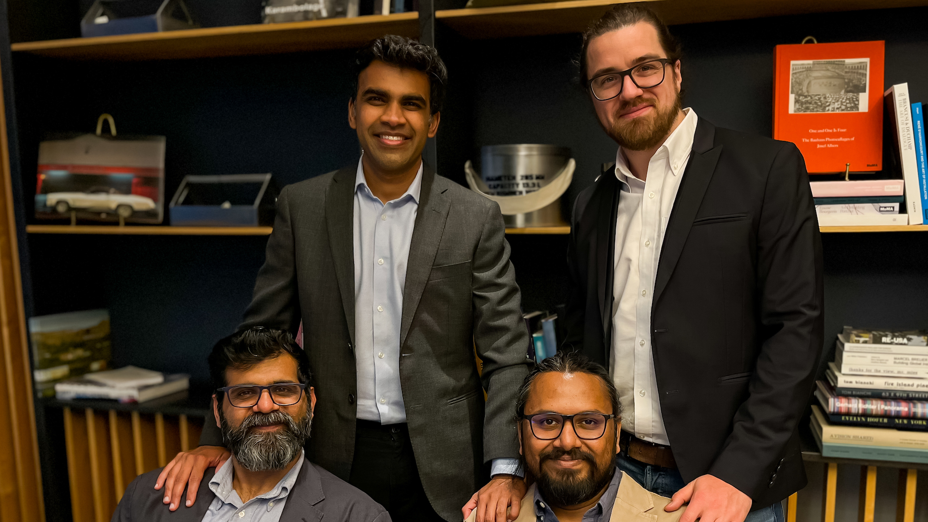 Effectiv’s co-founders, Ravi Sandepudi, Jonathan Doering, Anupam Tarsauliya, Ritesh Arora