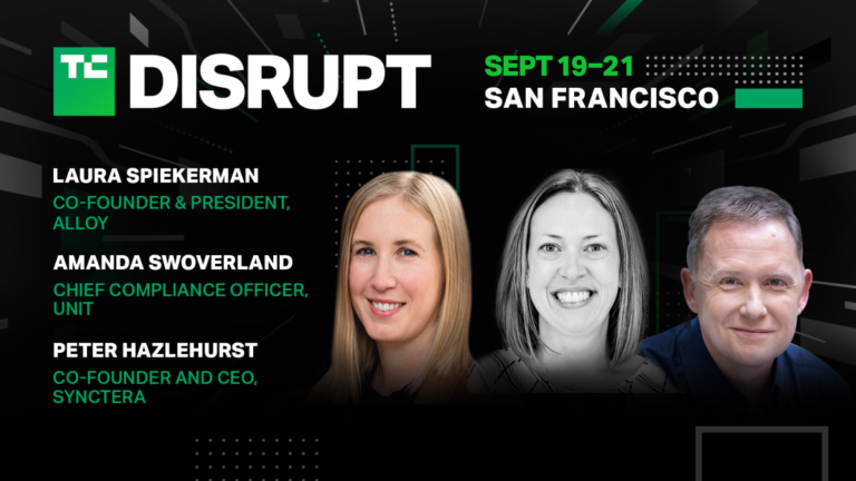 Alloy, Synctera and Unit discuss the future of embedded finance at TC Disrupt | TechCrunch