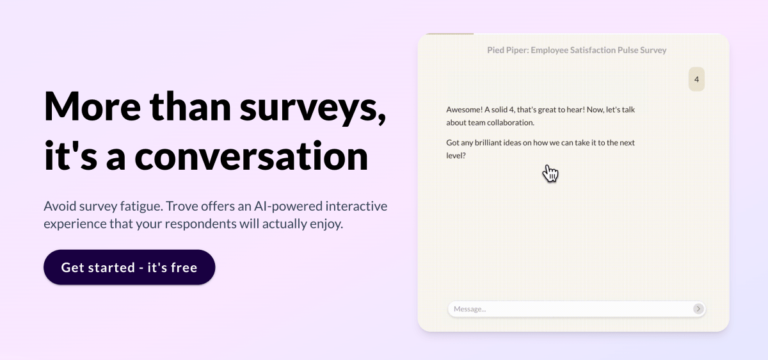 Backed by Cresta founders, Trove's AI wants to make surveys fun again